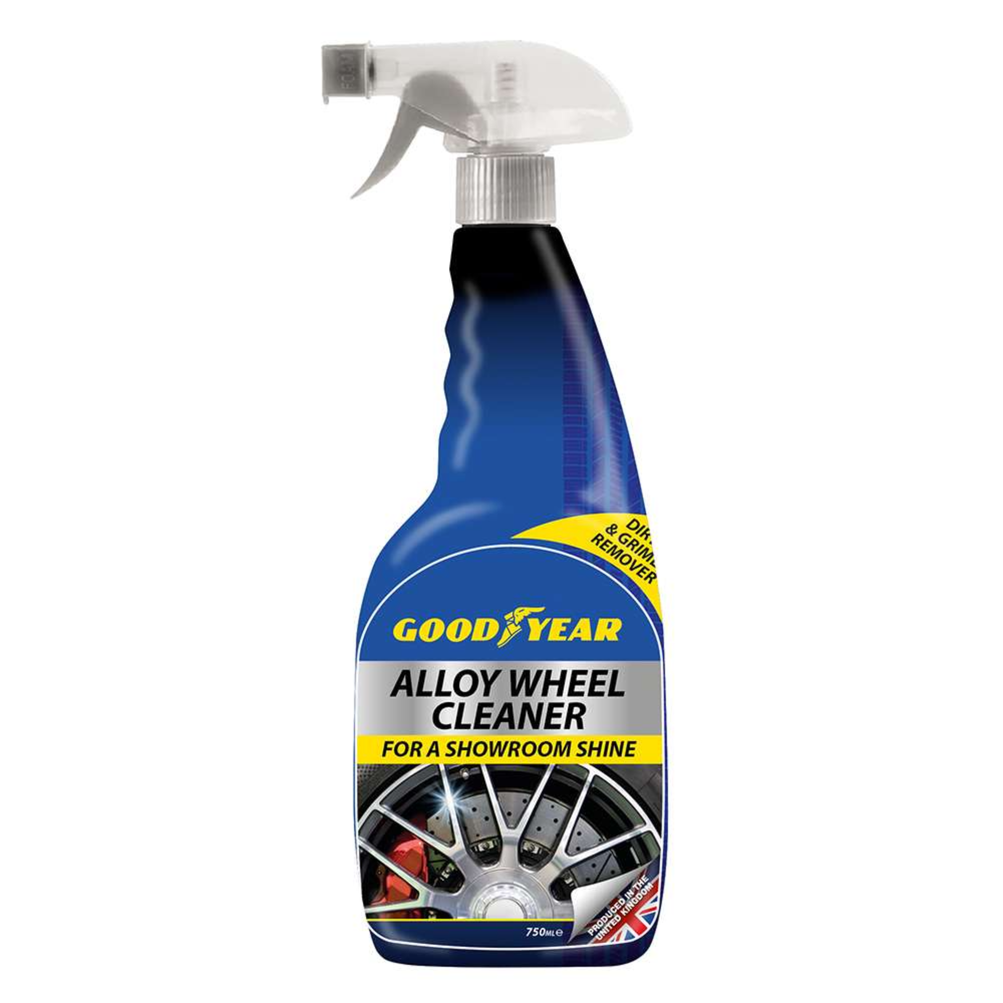 Goodyear Car Alloy Wheel Clearer Dirt Grime Cleaning Shine Spray 750ml